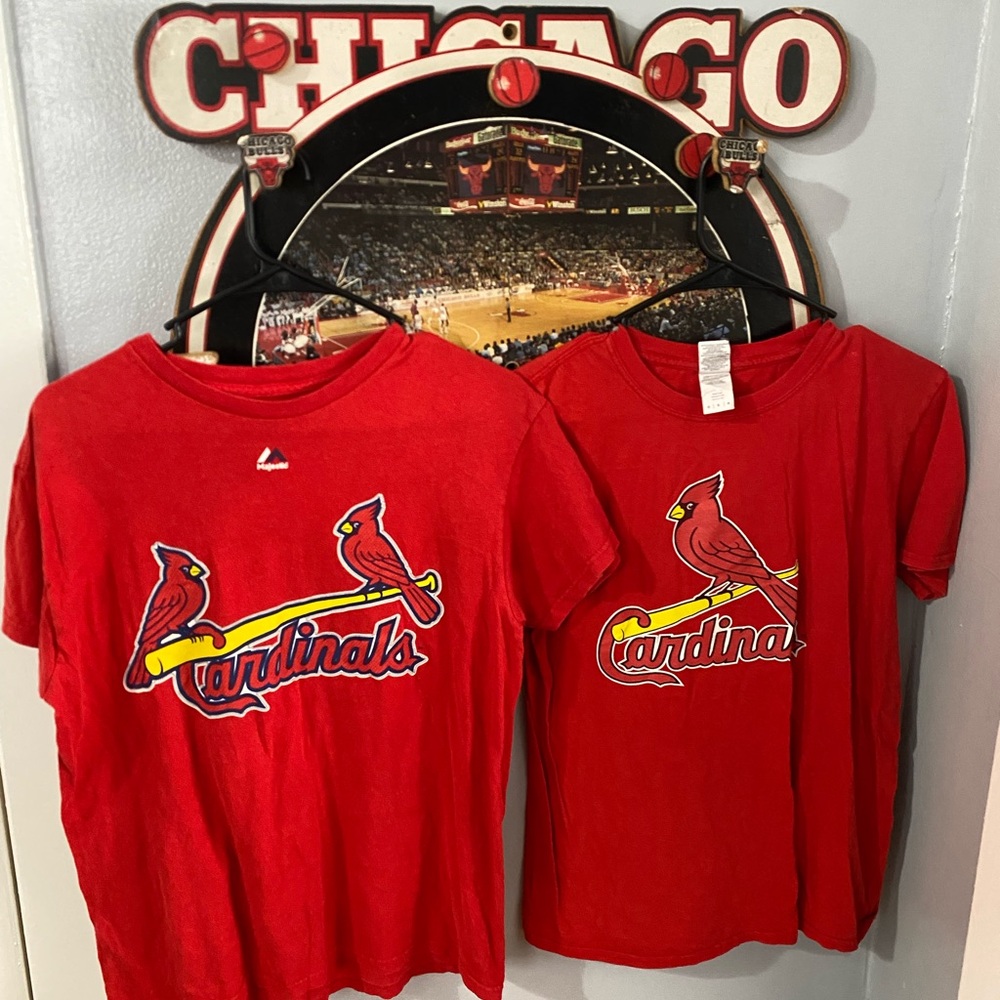 St. Louis cardinals t shirt bundle of 2 size medium